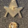 Masonic lapel badge, pin back badge. Image 2
