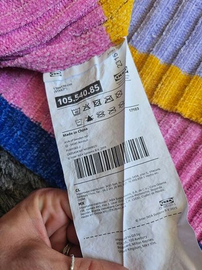 Striped Throw