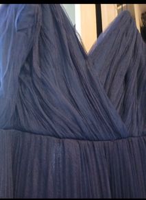 Long navy ASOS dress bridesmaid/debs