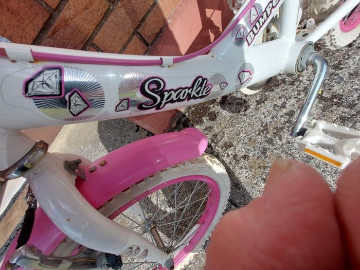 GIRLS BIKE (Sparkle) with Basket, 20 inch wheels, in excellent condition. See Pictures