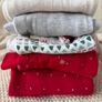 Mamas and Papas Baby Bodysuits and Dress Bundle (winter, Christmas print) 3-6 months Image 7