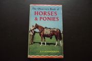 1969 "The Observer's Book of Horses and Ponies" by R.S. Summerhays