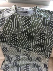 Puma retro medium top green gray nike
