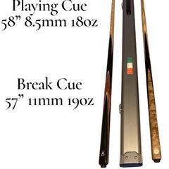 Playing Cue, Break Cue & Case