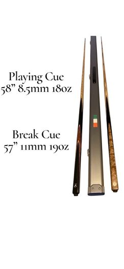 Playing Cue, Break Cue & Case