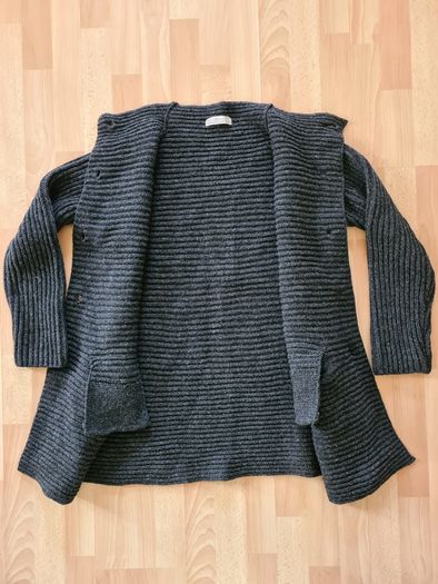 Fisherman out of Ireland Merino & Cashmere Wool cardigan size medium M
