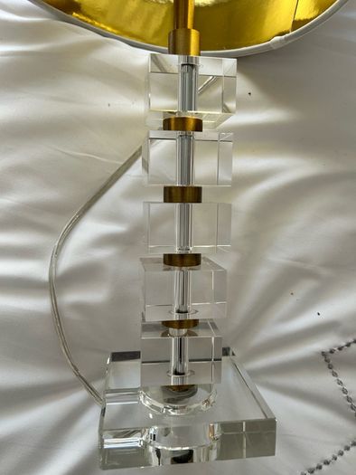 Pair of Glass Table Lamps
