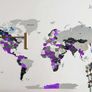 3D Premium Wooden World Map with Country Borders Country Names Capital Names US and Canada Borders and Names World Biggest City Names World Biggest Rivers World Biggest lakes World Main Roads 3D Map Effect Image 8