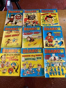 Vintage Beano fun size comics