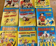 Vintage Beano fun size comics