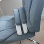 Office chair with foot rest and attachable armrests Image 7