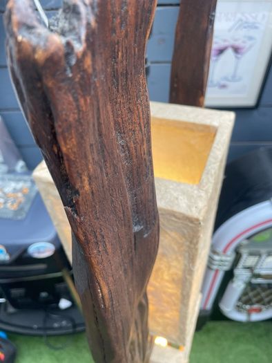 stunning driftwood lamp