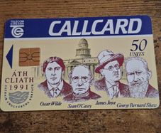 Ireland CallCard "Dublin - City of Culture", used, 1991, 50 Units - free standard postage