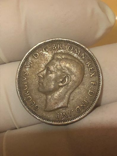 George VI half penny  x 36 Pictures