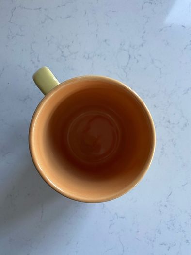 Vintage Staffordshire Tableware Yellow Cat Mug Made in England