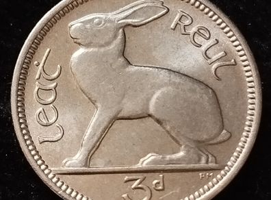 Ireland - 1968 - 3 Pence - UNC - KM.12a - [2076]