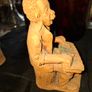 2 Large Old Vintage Terracotta Musician Figurines, Postage Available Image 8