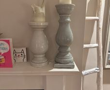 candle holders x2