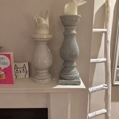 candle holders x2