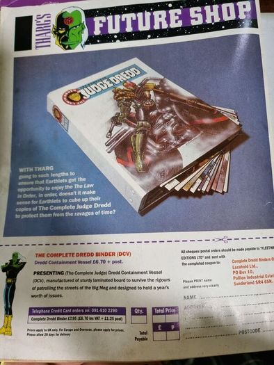 The Complete Judge Dredd comics issues 3/5/7/8