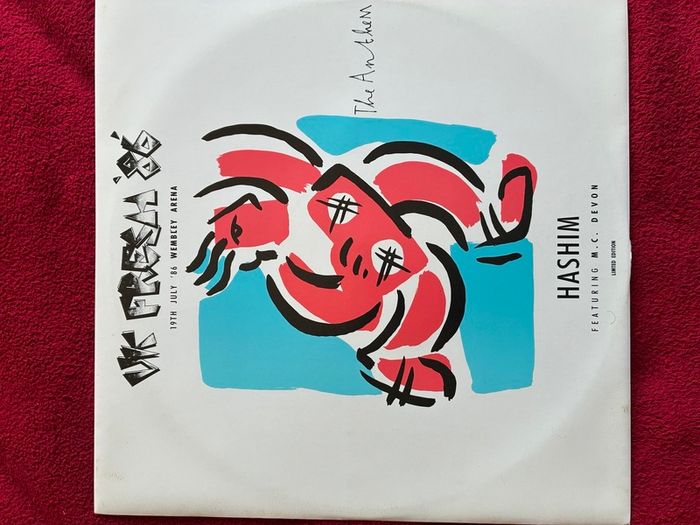 Hashim Featuring MC Devon - UK Fresh '86 (The Anthem)12 inch hip hop vinyl