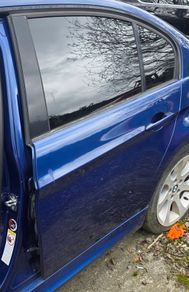 E90 3 series doors and boot lid blue