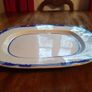 Large Antique Ironstone Turkey / Meat Platter Simple Design Image 2