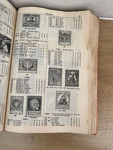 Vintage Stanley Gibbons simplified stamp catalogue 1948