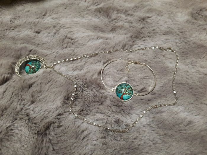 Tree of life necklace, earrings and bracelet set