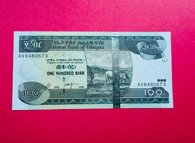 Ethiopia  100 Birr  2000-2008  52b ( Uncirculated )