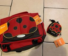 Kids Samsonite Ladybird Schoolbag Purse Set
