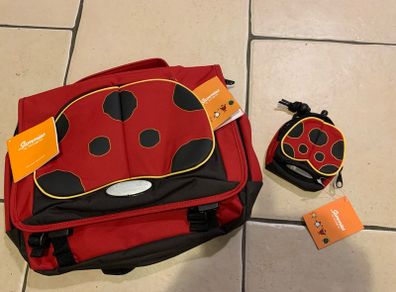 Kids Samsonite Ladybird Schoolbag Purse Set