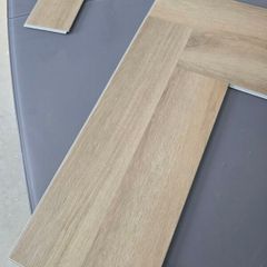 TC Matthews SPC Light Oak Herringbone flooring