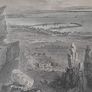 Old 19th C Framed Print of Dublin Bay Image 3