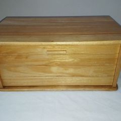 Vintage Beechwood Bread box