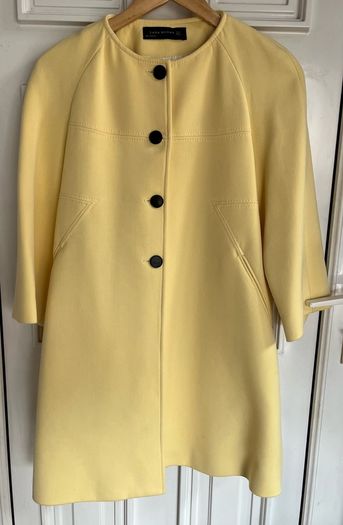 Zara Button Detail mid length Summer / Spring Coar