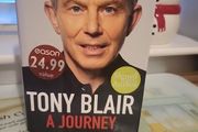 Tony Blair signed book