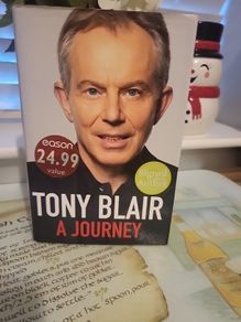 Tony Blair signed book