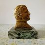 Vintage John Paul II Brass Bust on Marble Base. Image 2