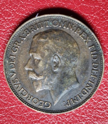 1924 Farthing George V coin