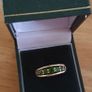 9ct Gold Diopside Ring / Russian Emerald /Elegant Image 3