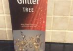Silver Glitter Christmas tree
