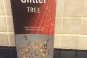 Silver Glitter Christmas tree