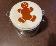 Christmas Gingerbread Mason jar