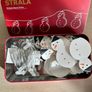 2 ikea Christmas Paper garlands Snowmen and presents. Image 4