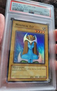 Yugioh - Mystical Elf - LOB - PSA 9