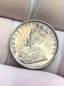 1936 1/4 PROOF Rupee Silver Rare