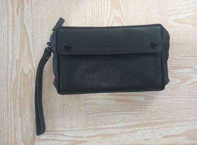Golunski Black Leather Man-Bag
