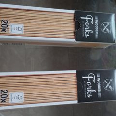 20xwooden forks pack