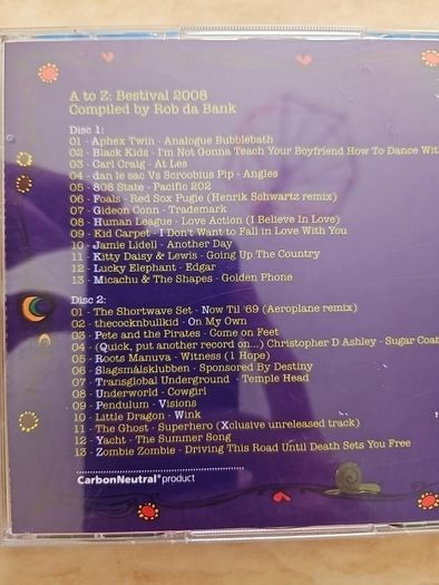 A-Z Bestival 2CD - Compiled By Rob Da Bank